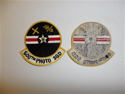 c0083v Vietnam 600th Photo SQD Squadron Patch R10C