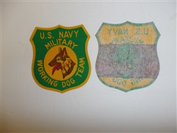 b9565 Vietnam US Navy Military Working Dog Team K9 Patch woven IR35D