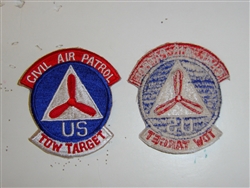 b3373 WW 2 Civil Air Patrol CAP US Tow Target Air Force shoulder patch R22C