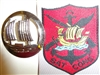 0133/0139 RVN  Vietnam Navy Junk Force metal Beret Badge and patch combo IR9B