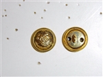 b2456s WW 2 Japan Japanese Navy button gold small single R17B
