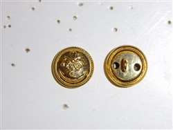 b2456s WW 2 Japan Japanese Navy button gold small single R17B