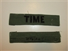 c0474 Vietnam Era Correspondent TIME name tape black on OD R10D