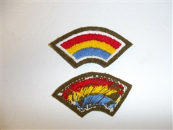 b1692 WW1 US Army 42nd Infantry Division Shoulder Patch Rainbow PC8