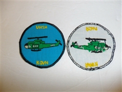 b9923 RVN Vietnam Air Force Patch KQVN Khong Quan UH-1H blue IR7C