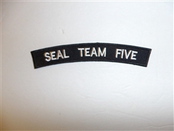 e0566 US Navy SEAL Team Five tab IR34F