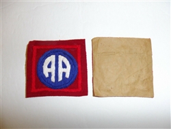 E0598 WW1 82nd Infantry Division Shoulder Patch All Americans PC2