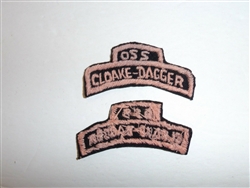 e0644 WW2 OSS Office Strategic Service Cloake Dagger C20A18