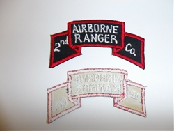 e1503 Korea War US Army tab Airborne Ranger 2nd CO Company R21A2
