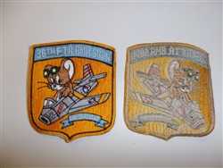 e1989 1970's US Air Force 26th Fighter Squadron Cobras SQDN IR16D