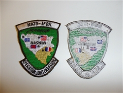 e1908 NATO-IFOR Operation Joint  Endeavor Bosnia patch IR18A