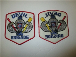 e0368 Original US Army 1980s 90s 82nd Airborne Devil Brigade  IR18D