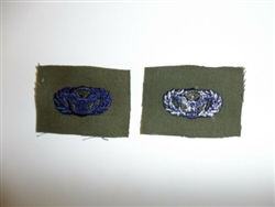 e4074 original Vietnam US Air Force USAF Security Police cloth emblem IR16B