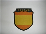 b0283 WWII German Army Volunteer Sheild Espana R18E