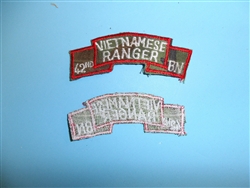 b2148 RVN Vietnam Army Vietnamese Ranger tab on camo 42nd BN Battalion IR10E