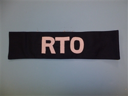 b3193 WWII US Army Armband RTO Railway Transportation Officer IR35T