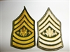 e4268p 1979-Current US Army Rank Chevron Sergeant Major OD pair R1D