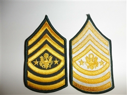 e4269p 1979-Current US Army Rank Chevron Sergeant Major pair R1D