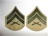 e4284p Vietnam USMC Chevron Corporal E-4 Rank Summer green tan pair R20B