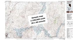 Mount Jefferson, NV 100K topo 