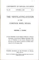The ventilating-system at the Comstock mines, Nevada PHOTOCOPY