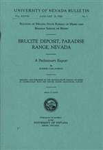 Brucite deposit, Paradise Range, Nevada--a preliminary report PHOTOCOPY