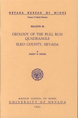 Geology of the Bull Run quadrangle, Elko County, Nevada