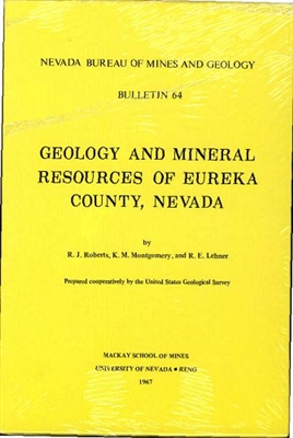 Geology and mineral resources of Eureka County, Nevada