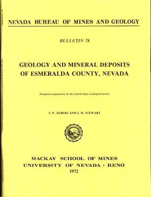 Geology and mineral deposits of Esmeralda County, Nevada