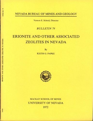 Erionite and other associated zeolites in Nevada