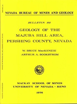 Geology of the Majuba Hill area, Pershing County, Nevada