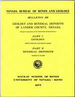 Geology and mineral deposits of Lander County, Nevada