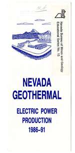 Nevada geothermal electric power production