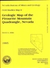 Geologic map of the Pirouette Mountain quadrangle, Nevada B/W MAP AND TEXT