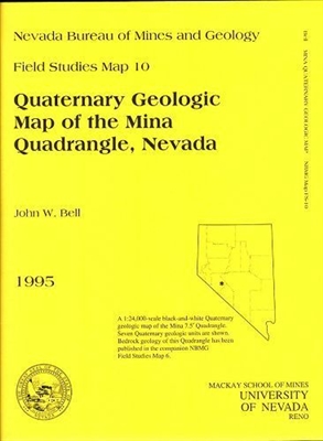 Quaternary geologic map of the Mina quadrangle, Nevada B/W MAP