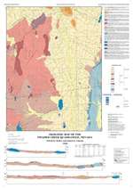 Geologic map of the Frazier Creek quadrangle, Nevada COLOR MAP, TEXT NOT INCLUDED