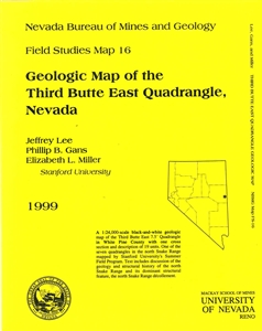 Geologic map of the Third Butte East quadrangle, Nevada B/W MAP AND TEXT