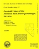 Geologic map of the Mormon Jack Pass quadrangle, Nevada B/W MAP AND TEXT