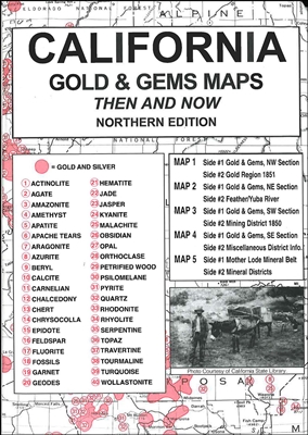 CA north gold and gems maps