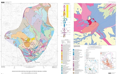 Geologic map of the Lassen Peak, Chaos Crags, and Upper Hat Creek area, California