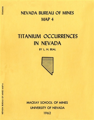 Titanium occurrences in Nevada