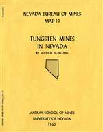 Tungsten mines in Nevada SUPERSEDED BY BULLETIN 105 AND MAP 87