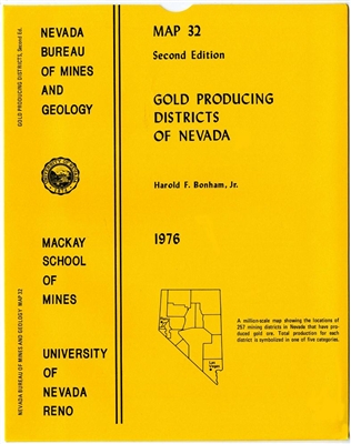 Gold producing districts of Nevada (second edition)