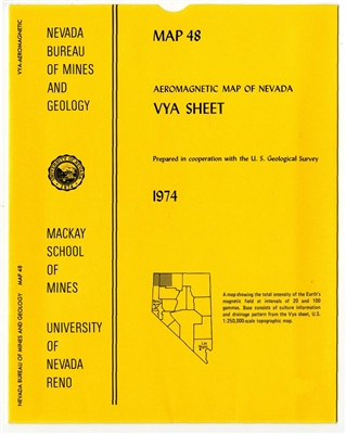 Aeromagnetic map of Nevada: Vya sheet