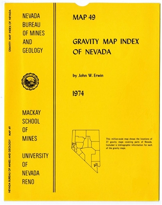 Gravity map index of Nevada