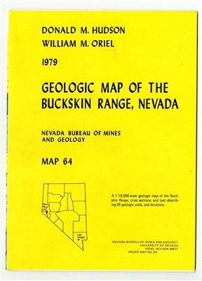 Geologic map of the Buckskin Range, Nevada 