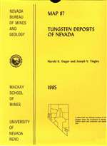 Tungsten deposits of Nevada