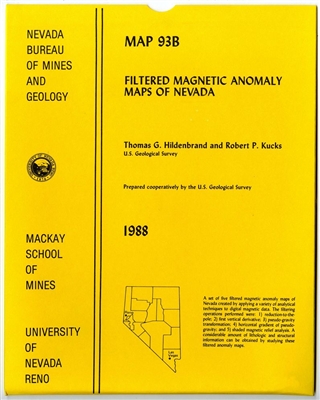 Filtered magnetic anomaly maps of Nevada 5 SHEETS
