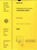 Aeromagnetic map of Nevada: Tonopah sheet