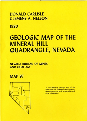 Geologic map of the Mineral Hill quadrangle, Nevada